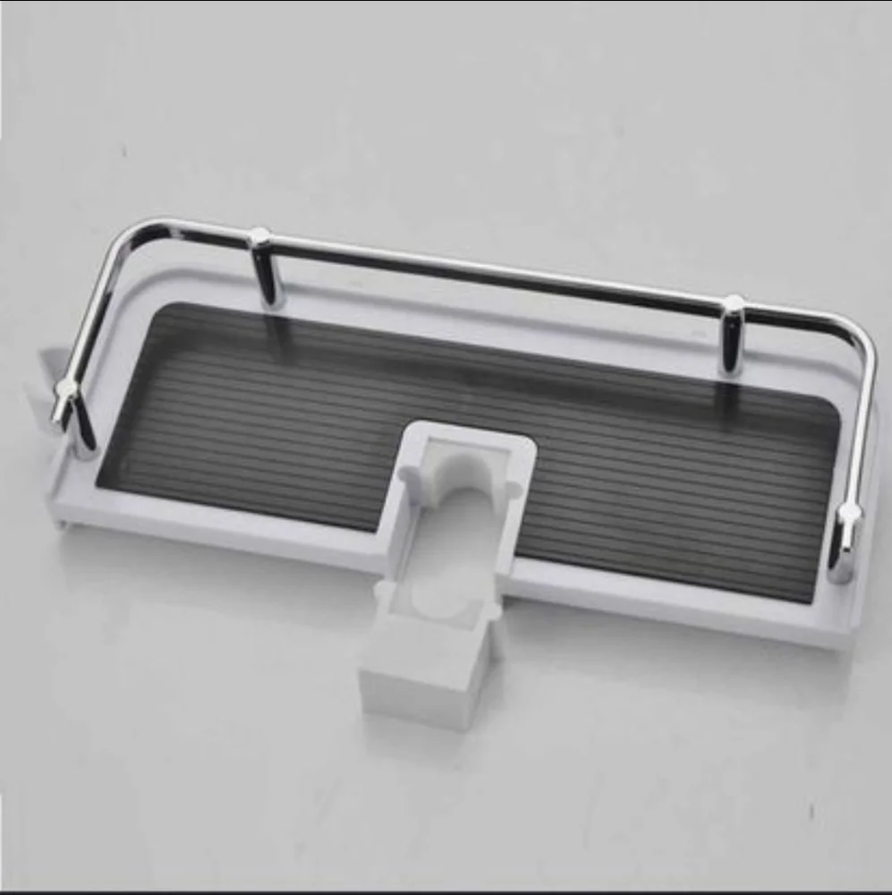 Removable shower caddy shelf